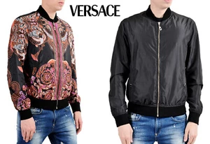 VERSACE ~ 2 in 1 mens reversible jacket - size: XL ; 56 * AUTHENTIC * RRP: 900$ - Picture 1 of 17