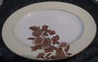 Vintage style meat platter with floral pattern K 1157 approx 12 x 9 ins 