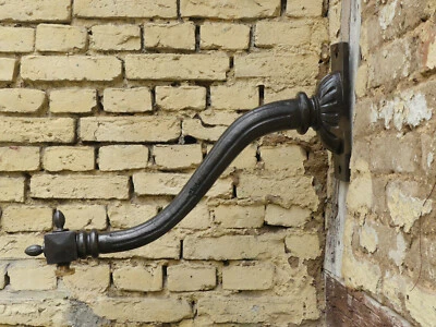 Historischer Ausleger Gusseisen Frankreich – entrostet & aufgearbeitet, 67,5 cm - Bild 1 von 4