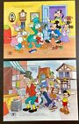 Antigua & Barbuda 2 Disney Mickey Mouse Dickens Stories  s/s 5 1/4 x 4 1/4” 1990
