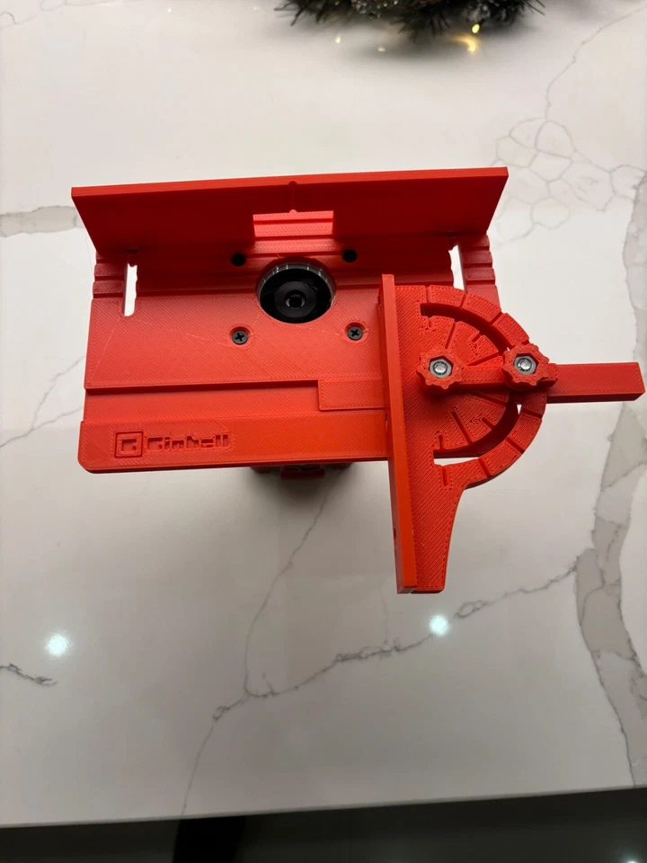 Einhell Mini Tischfrästischeinsatz + Winkel-/Zaunführung für Holzbearbeitung - Bild 1 von 4