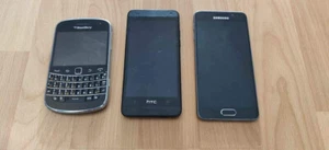 Handy Konvolut - Ersatzteile oder Reparaturen - HTC, SAMSUNG, BLACKBERRY - Bild 1 von 2