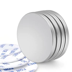 Super Strong Neodymium Disc Magnets With Double Sided Adhesive Powerful Permanen - Picture 1 of 7