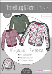 Patrón de corte kibadoo blusa MAneela - Imagen 1 de 2