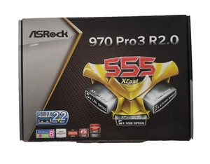 ASRock 970 Pro3 R2.0 Socket AM3+ ATX Motherboard - Picture 1 of 10