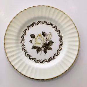 Piatto pane e burro Melanie Rose di Paragon Yellow Rose Bone China England - Foto 1 di 2
