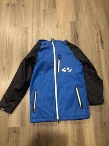 Thirtytwo 2024 Youth Boys Grasser Insulated Jacket Black/Blue X-Large - Picture 1 of 4