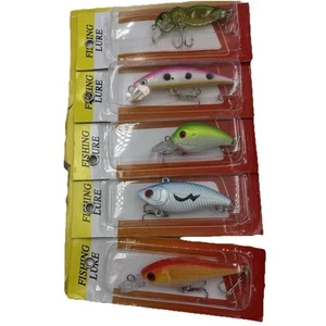 Fishing Lures Crankbait Lot Of 5 New - Picture 1 of 4