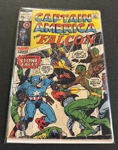 Captain America And Falcon Comic Book 134 Marvel 1971 Key 1st Appearance - Picture 1 of 11