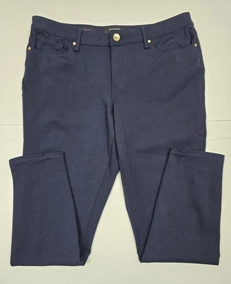 Pantalones al Tobillo Ajustados NINE WEST Gramercy Elastizados Azul Talla 12 Foto 1 de 4