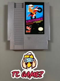 Excitebike Excite Bike Nintendo NES Authentic Works