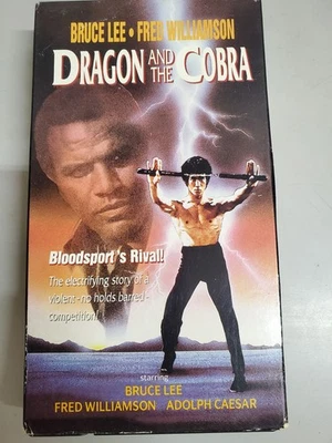 Dragon And The Cobra - Bruce Lee, Fred Williamson (VHS, 1991) Used - Image 1 of 3