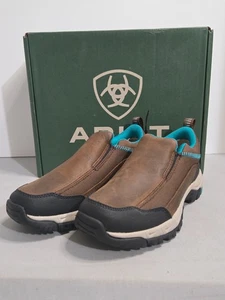 Ariat Women’s Skyline Suede Slip On Shoes Size 5.5 B Med Taupe Hiking Duratread - Picture 1 of 14