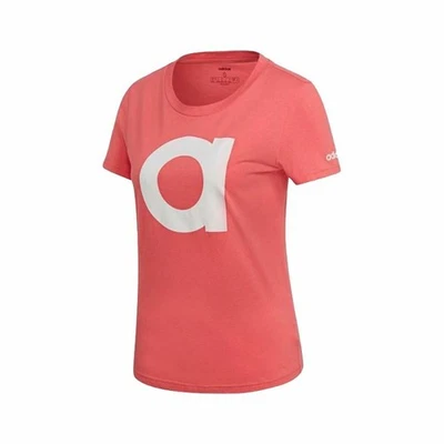 Camiseta de Manga Corta Mujer Adidas Essentials Rosa claro - Imagen 1 de 4