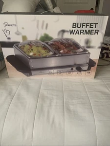 Lexi Home Buffet Warmer Stainless Steel Electric Warming Tray/ Adjustable Temp - Picture 1 of 4