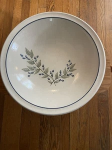 Union Stoneware Maine Blueberry Branches 12” Serving Bowl HTF Cottage Core Cabin - Picture 1 of 8