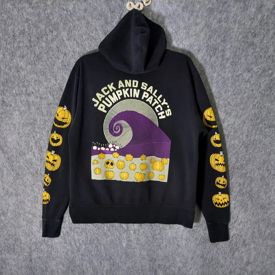 Sudadera con capucha para mujer The Lost Bros Pesadilla antes de Navidad S Jack Sally Pumpkin Foto 1 de 4