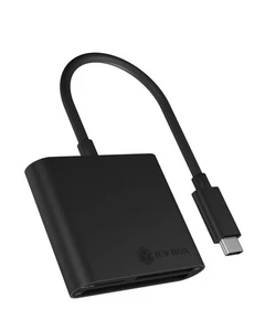 ICY BOX 60649 BOX Czytnik kart SD z USB-C, USB 3 czytnik kart do SD, micro SD o - Zdjęcie 1 z 6