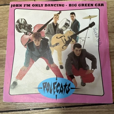 The Polecats-John i'm only dancing /Big Green Car 7" Vinyl  Mercury 1981 -VG+ - Image 1 of 4