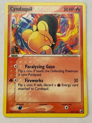 Pokémon TCG Cyndaquil EX Unseen Forces 54/115 - MP - Image 1 of 4