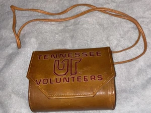 Vintage UT Tennessee Volunteers Handtasche 100% Leder klein - Bild 1 von 8