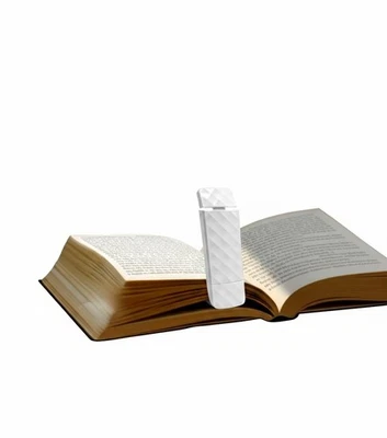 RUNESOL Rechargeable Clip-On Book Light – 5 LED Eye Care Reading Lamp USB Charging