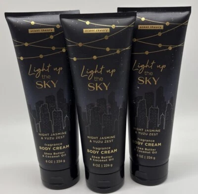 3x Scent Theory Hand & Body Cream with Shea Butter Light Up The Sky 8 Oz - Image 1 of 2