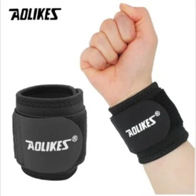 Sports Wrist Band Hand Wristband Brace Wrap Adjustable Support Gym Strap Bandage - Image 1 of 4
