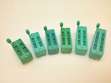 Nullkraftsockel | 14,16,18,20,24,28 Stifte | ZIF Socket Pins IC Fassung