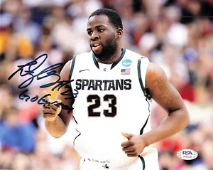 Draymond Green signed 8x10 photo PSA/DNA Michigan State Autographed Warriors - Picture 1 of 1