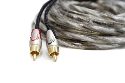 KnuKonceptz Karma v3 Twisted Coaxial 2 Channel OFC RCA Cable 6 Feet 2M - Image 1 of 3