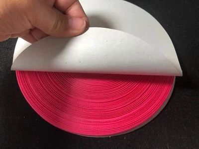 1/4" Width Hot Pink Grosgrain Ribbon 100 yds Schiff Craft Sewing Bow USA - Image 1 of 2
