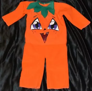 Pumpkin Jackolanturn Jack-o-lanturn Halloween Costume Fits Kids Size 12 M - 18 M - Picture 1 of 2