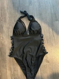 Shein One Peice Badeanzug schwarz Neu ohne Etikett xl - Bild 1 von 5