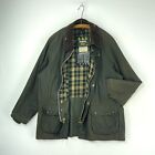 Barbour Bedale Wax Jacket Mens C44 XL Green Classic Vintage Country Oilskin Coat