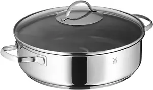WMF Schmorpfanne 28Cm Induktion, Schmortopf Mit Deckel 5L, Cromargan Edelstahl B - Bild 1 von 12