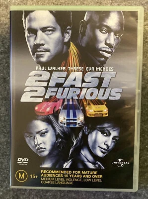 2 Fast 2 Furious (DVD, 2003) Regions 2 & 4 VGC Paul Walker - Image 1 of 4