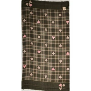 LIU JO SCIARPA FOULARD STOLA DONNA CHECK BRENTA LUREX DARK OLIVE - Imagen 1 de 2