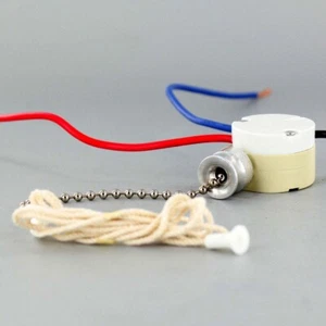 LEVITON Zugkettenschalter, drei Geschwindigkeiten vier Positionen Deckenventilator Schalter 40412JB - Bild 1 von 4