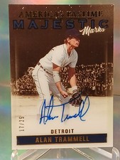 2023 Panini Chronicles #MM-AT Alan Trammell Majestic Marks Auto /25 Detroit
