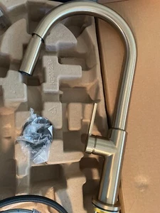 Kraus KPF-2820SFACB Oletto herunterziehbare Küchenarmatur - Antik Champagner Bronze - Bild 1 von 7
