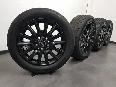 Mini 16 Zoll Felgen F55 F56 F57 Sommerräder Sommerreifen schwarz 495 +6,5mm - Bild 1 von 4