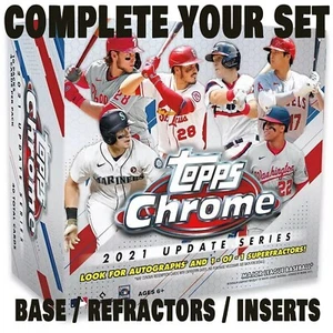 2021 Topps Chrome Update Series COMPLETE YOUR SET *Base / Refractors / Inserts - Picture 1 of 1