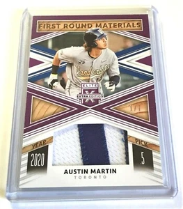 Twins Austin Martin 2020 Panini Elite Extra Purple Jumbo Patch SP RC #1/7 - Picture 1 of 1