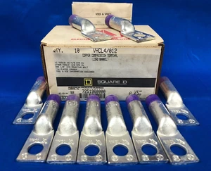 SQUARE D 1 HOLE COMPRESSION TERMINAL VHCL4/012 (BOX OF 10) - Picture 1 of 4