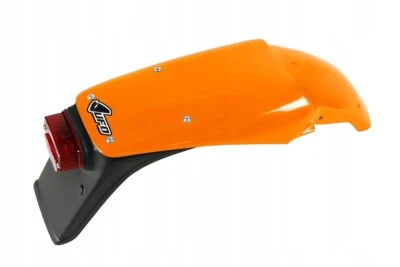 GARDE-BOUE ARRIÈRE KTM EXC 125/250/300/360 '93-97 AVEC LAMPE COULEUR ORANGE - Photo 1/4