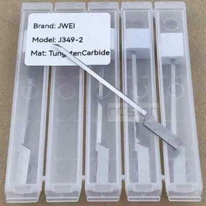 2pcs JWEI J349-2 Carbide Oscillating Blade CNC Cutter Cutting Machine Blades - Picture 1 of 19