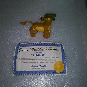  Grolier President's Edition Weihnachtsschmuck SIMBA aus Der König der Löwen - Bild 1 von 6