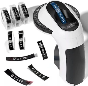 Dymo Omega Embossing Label Maker with 5PK Label Tapes 9mm Dymo Junior Embosser - Picture 1 of 8