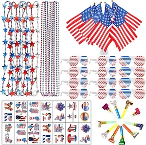 86Pcs 4th of July Accessories Patriotic Party Favors Shutter Glasses - Picture 1 of 7